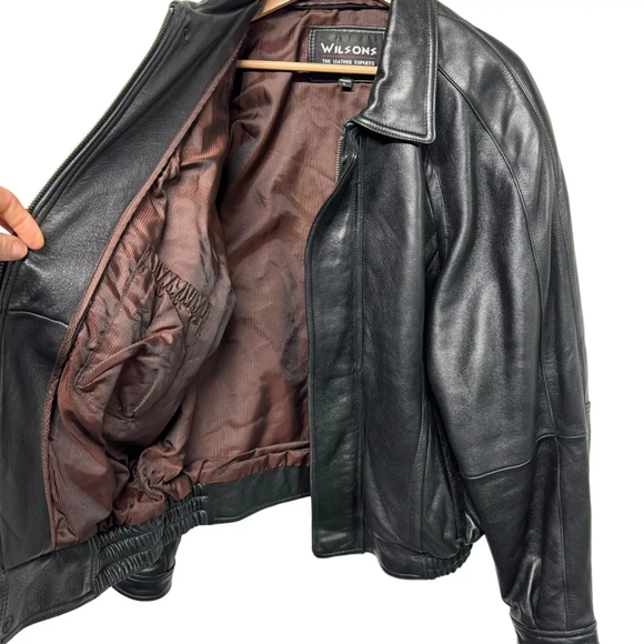 Wilsons Geniune Leather Jacket Men’s LARGE - Picture 3 of 6